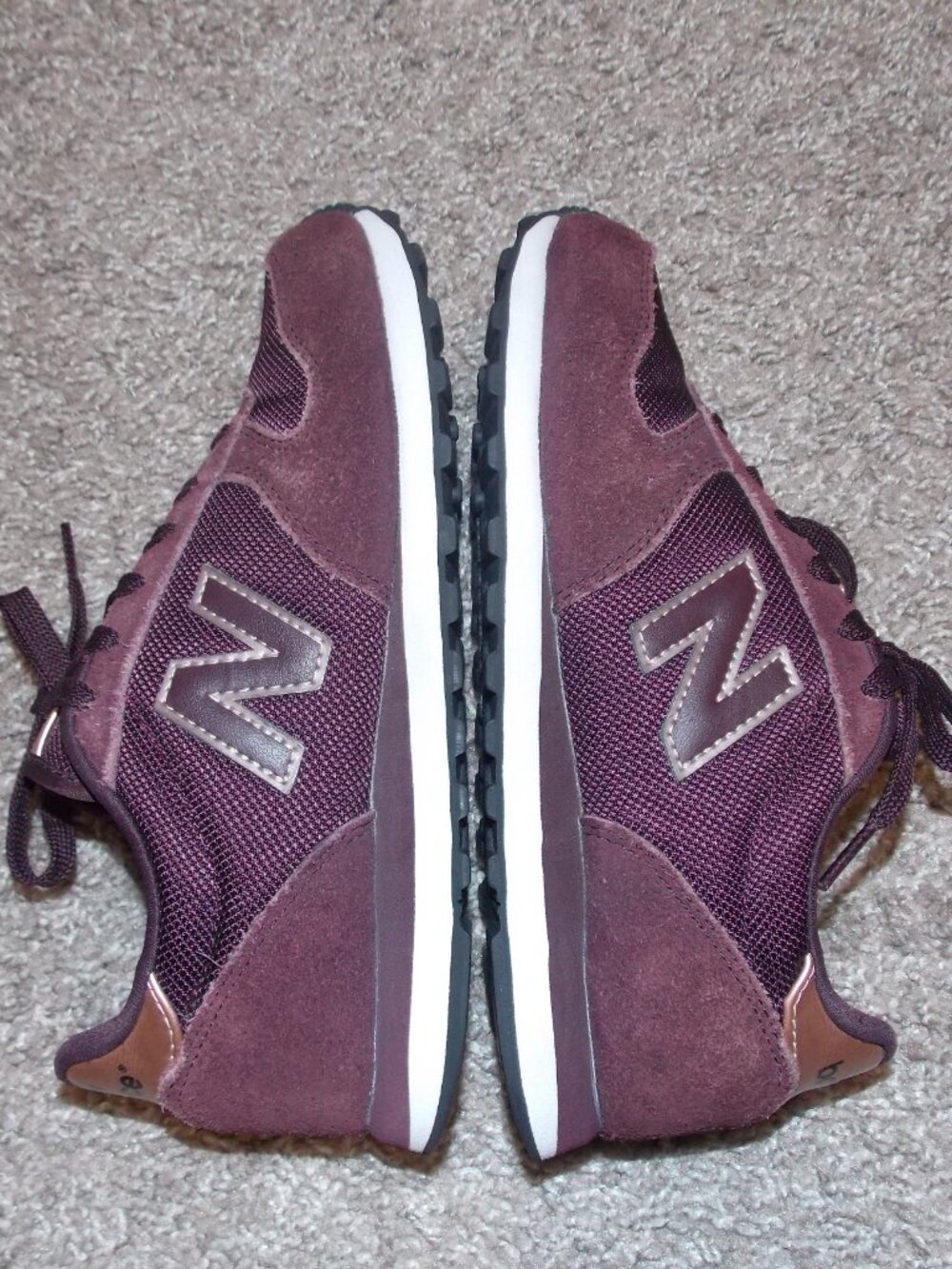 New Balance 311 Burgundy Rose Gold Size 7.5 - Picture 5 of 9